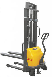 Διευθετήσιμο ηλεκτρικό τροφοδοτημένο Forklift ημι ηλεκτρικός τύπος ικανότητας φόρτωσης 1 τόνου προμηθευτής