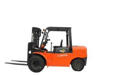 Ντηζελοκίνητο βαρέων καθηκόντων Forklift, χωρητικότητα φορτίων Forklift 6 τόνου ύψος ανελκυστήρων 3m - 6m προμηθευτής
