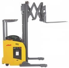 Ηλεκτρικό καθισμένο Forklift φορτηγών προσιτότητας χωρητικότητα φορτίων 1,5 τόνου με το διπλό ψαλίδι προμηθευτής