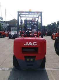 3 Forklift diesel της JAC τόνου ύψος 3M ανελκυστήρων φορτηγών - κόκκινο χρώμα μηχανών 6M Isuzu προμηθευτής